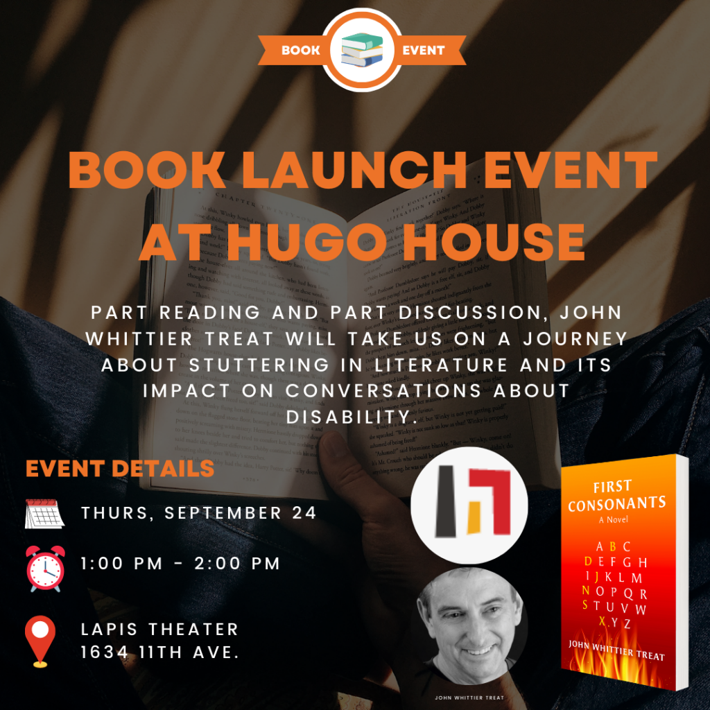 September 24 </br> Book launch event at Hugo House